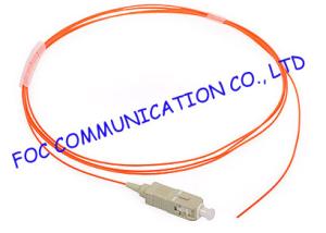 Quality SC OM1 900um 1 Meters LSZH fibre optic pigtails With Precision Ferrule For FTTX wholesale