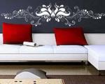 The Classic Artificial Carving Wall Flower Stickers F209