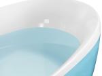ISO9001 Free Standing Acrylic Bath Rectangle SP1837 1500×760×650mm