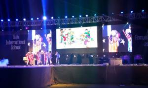 Quality 1R1G1B Big Advertising Led Display Screen P10 Full Color High Refresh Rate wholesale