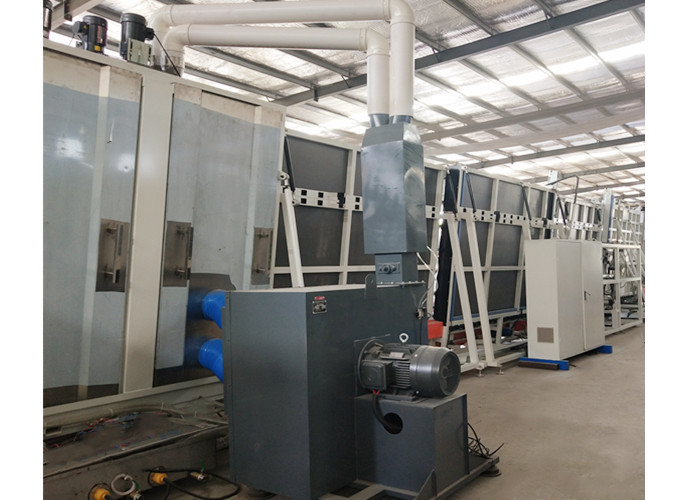 Double Glazing Glass Washing And Drying Machine Inverter Controlled Washing Speed