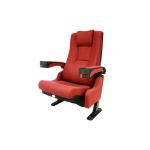 Thick Cushion PU Armrest Public Movie Theatre Chairs With PP Cup