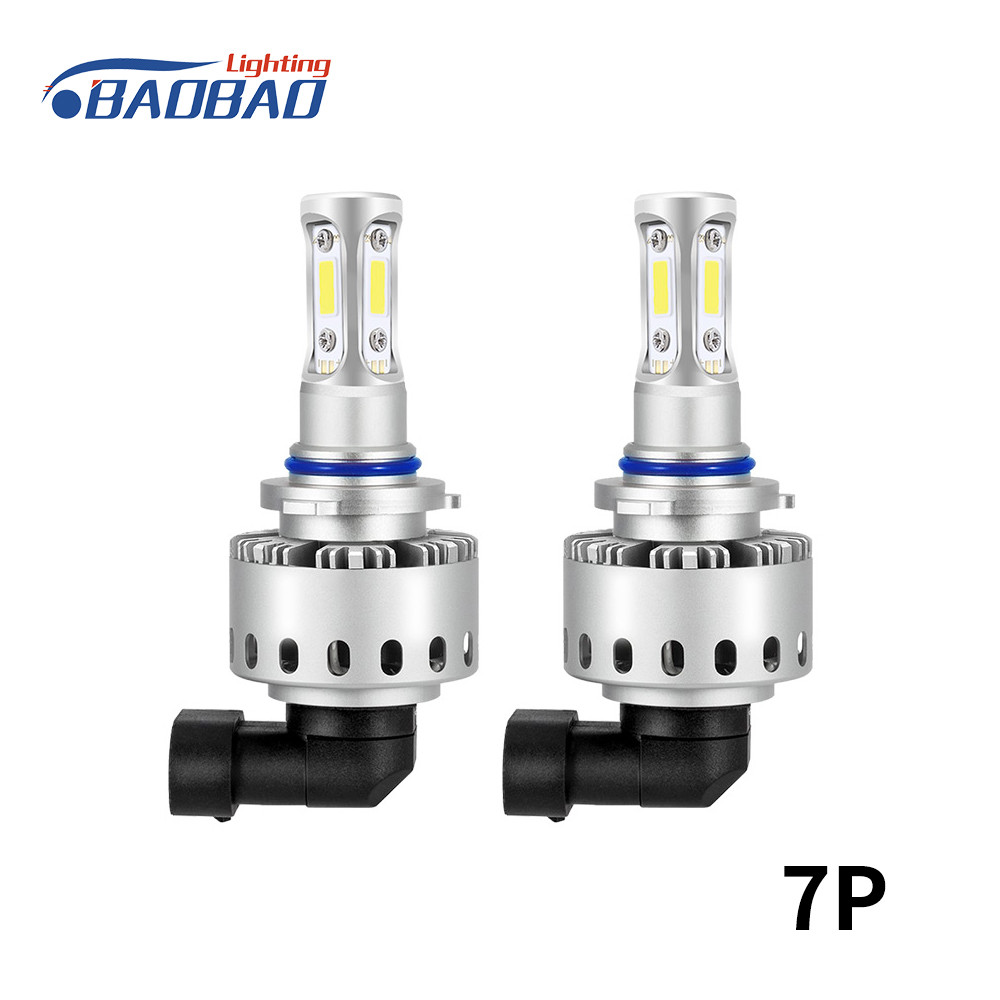 7P 45W 6000Lumen high power all in one canbus car led headlight