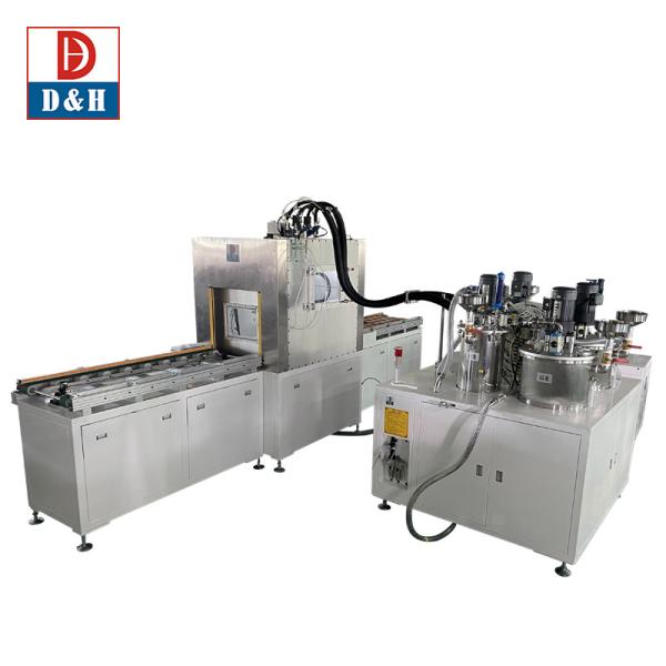 Polywood Case Electric Driven Vacuum Pressure Potting Machine For Electronics
