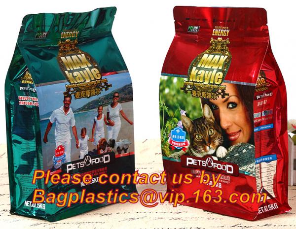 Reusable Stand up Zipper Pouch Aluminum Foil Bags, Square Bottom Coffee Packaging Bags With Valve,Coffee Packaging Bags