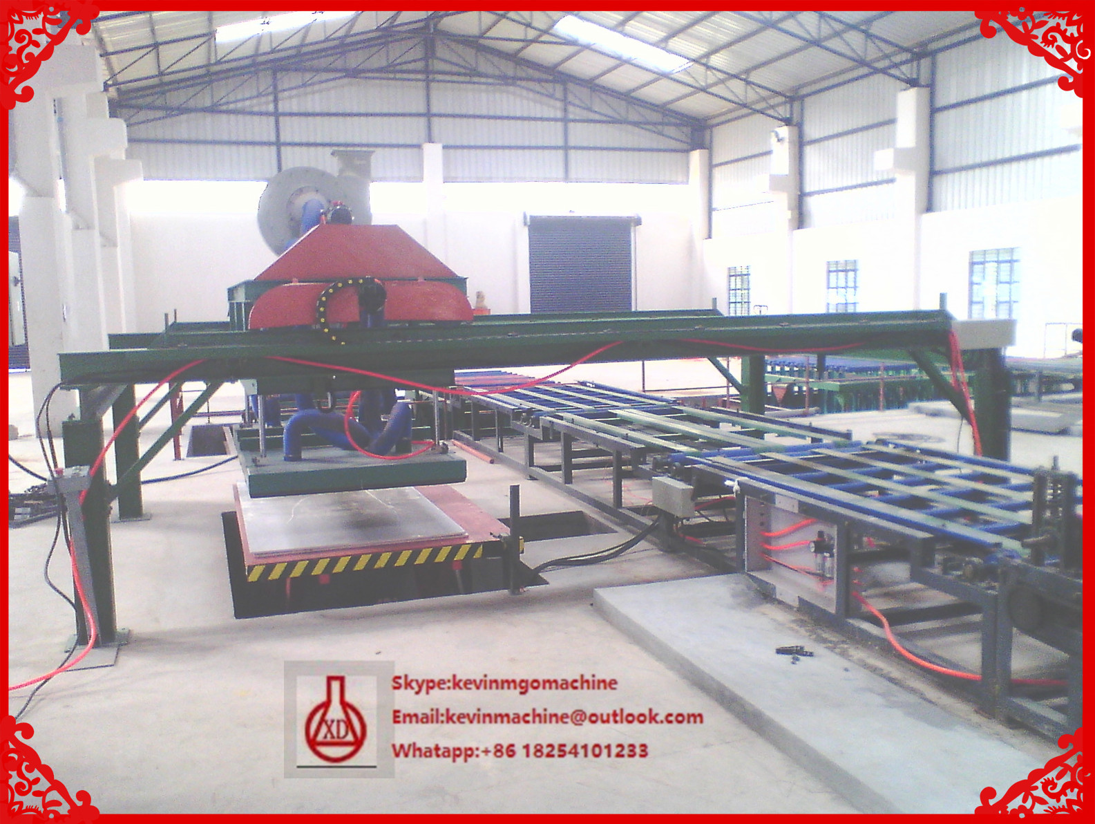 Sound Insulation Fireproof Magnesium Oxide Wall Panel Making Machine High Performance