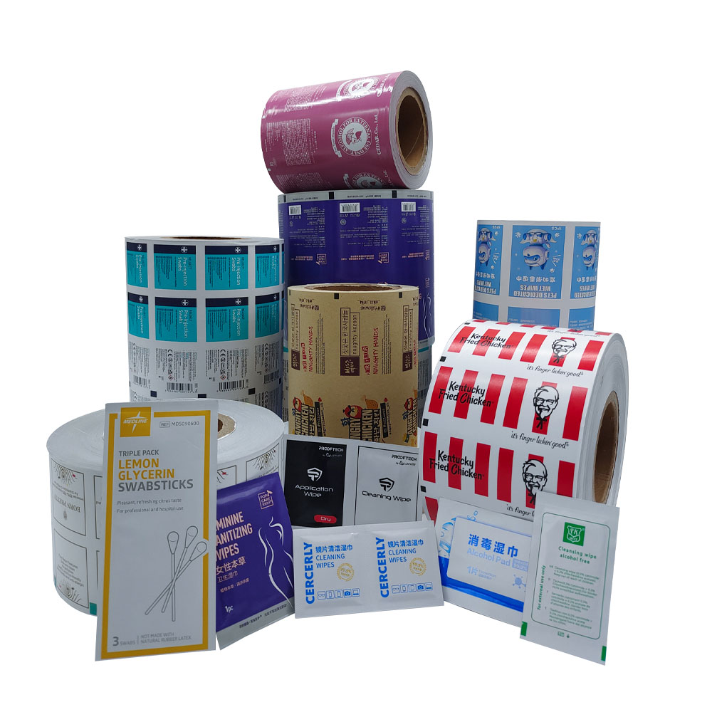 Customized Wood Pulp Aluminum Foil Paper for Antipyretic Plaster Printing Color 0-9