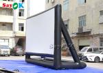 Waterproof PVC 6.4x4.6mH Commercial Inflatable Sealed Air Screen