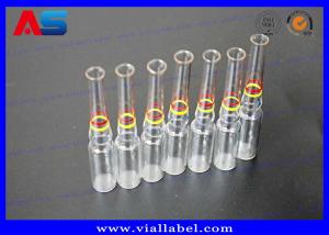 Quality Injection Pharmaceutical Glass Ampoules With Green Ring / Yellow Ring wholesale