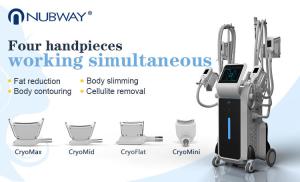 Quality Medical CE TUV 4 handpieces criolipolisis body slimming fat freezing cryo lipolysis machine wholesale