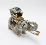 Elephant jewelry boxes rhinestone animal gift box for jewelry wedding gift