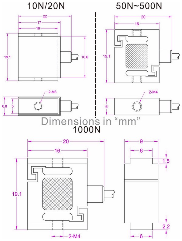 mini load cell 5kg