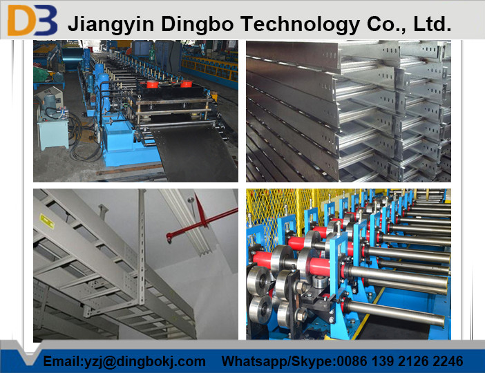 Automatic 380V 50Hz 3phases Cable Tray Roll Forming Machine With Gear Driven
