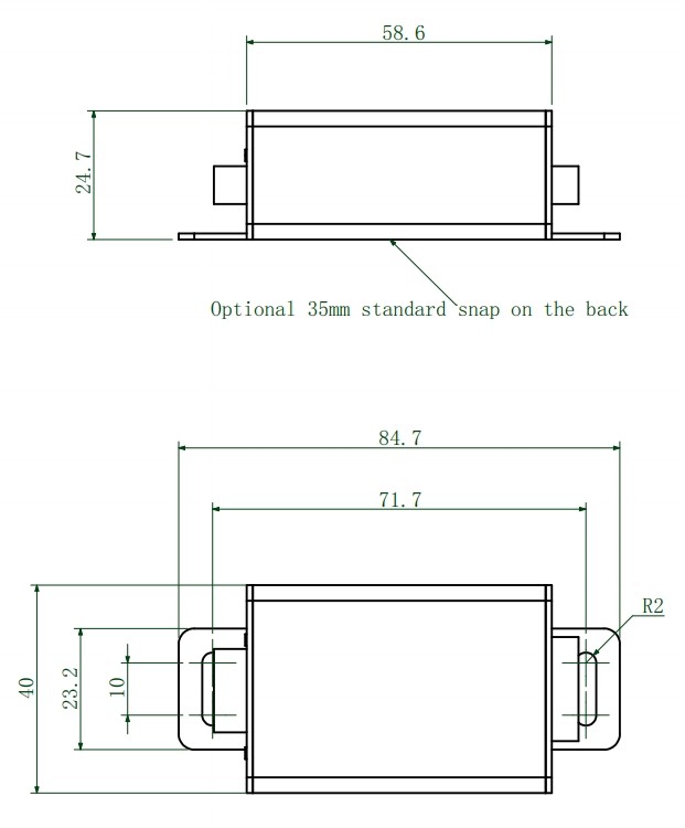 Rs485 232 Load Cell Signal Amplifier IP65 Weight Controller