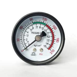 Quality Copper Alloy Connection Utility Pressure Gauge 50mm 15 Kg/Cm2 Oil Manometer wholesale