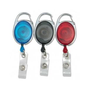 Quality Transparent Retractable Reel Badge Holder With Vinyl Strap Safety Promotional Retractor wholesale