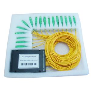 Quality Low insertion loss, low PDL 1 × 32 PLC SC / APC Fiber Optic Splitter wholesale