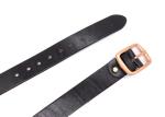 Men 's Fashion Casual Cowhide Leather Belt With Copper Plating Buckle