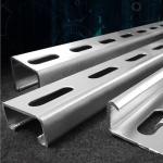 C Shaped Metal Slotted Channel Galvanized Steel Construction Beams
