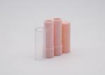 Pink Packaging Bottle Tubes Custom Lip Balm Tubes 4g Of PP Material