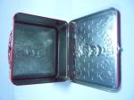 Tinplate Rectangle Metal Tin Lunch Box For Food / Candy / Cake