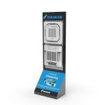 Customizable Metal Display Stands Shopping Centre Display Stands Air Conditionin