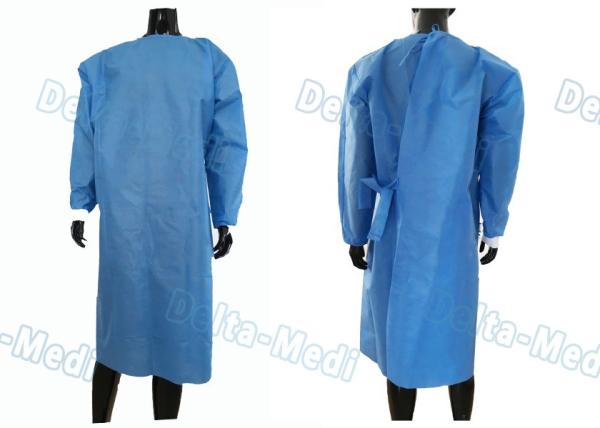 Cheap Over Locking Disposable Surgical Gown Reinforced Waterproof For Surgery for sale