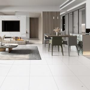 Quality Water Absorption 0.5% Interior Porcelain Wall Slab for Sophisticated Designs 600x600mm Grey Tlie wholesale