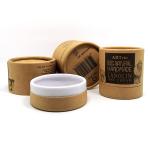 Printed Cosmetic Paper Tube Packaging Satin Inserted Velvet card Inserted