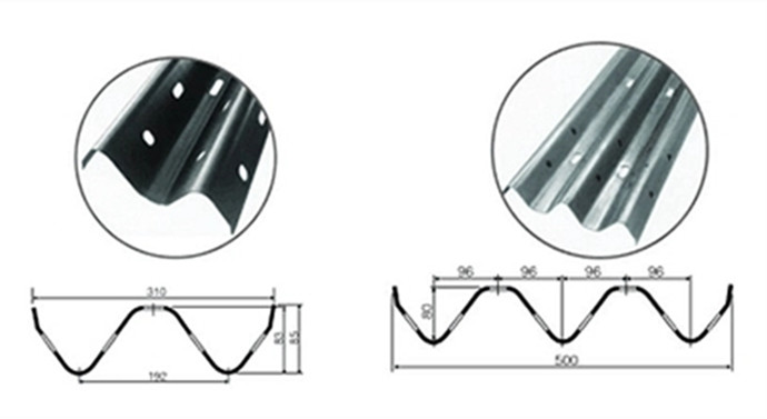 Heavy Duty Highway Guardrail Roll Forming Machine with Gearbox Transmission