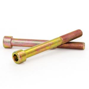 Quality 8.8 Grade Carbon Steel Socket Head Cap Screw Color Zinc Truss Head for Industrial wholesale