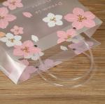 Transparent PVC Boutique Branded Shopping Bag Custom PP Plastic Handbag