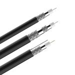 RG6 Quad Shield CCTV Coaxial Cable For Communication