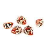 Vintage Moissanite Engagement Rings Loose Gemstones Various Colors Pear Shape