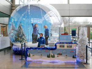 Quality Fantasy Inflatable Christmas Snow Globe / Bubble Tent for Sale wholesale
