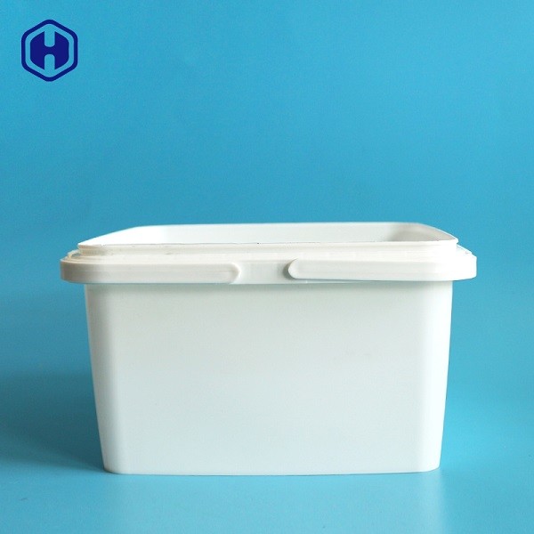 Microwavable Small Square Plastic Containers Heat Resistant Printing