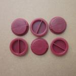 Money box, money bank diameter 3.5 cm ABS or HIPS lid toy parts shenzhen factory