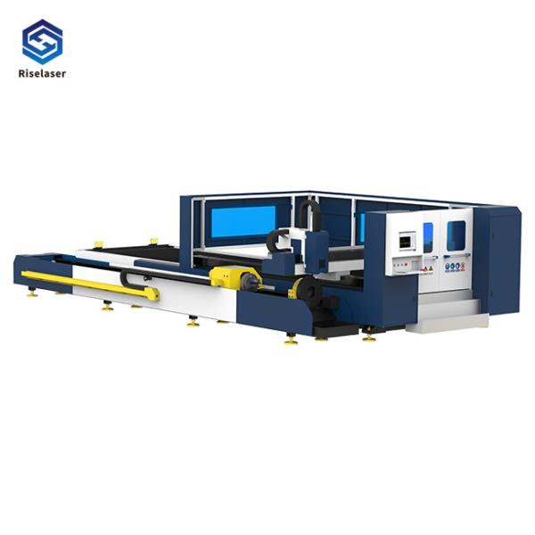 Metal Sheet Industrial Laser Cutting Machine 3000W Enclosure Protection System