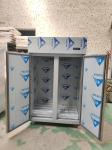 Commercial 2 Doors Upright Chiller Stainless Steel 304 Kitchen Fridge