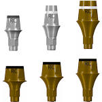 ITI Straumann Bone Level® Tooth Abutment Titanium Straight Cementable Abutment Compatible RC 4.1mm