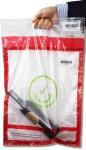 Coin Bank Safety Deposit Security Bag / Evident Proof Plastic Coin Security