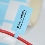 Customizable 70 * 40 mm Vinyl Cable Label for Various Wire and Cable Labeling