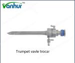 Adult Group Surgical Instruments Steel Laparoscopy Trocar with Reusable Trumpet
