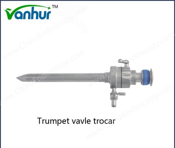Adult Group Surgical Instruments Steel Laparoscopy Trocar with Reusable Trumpet