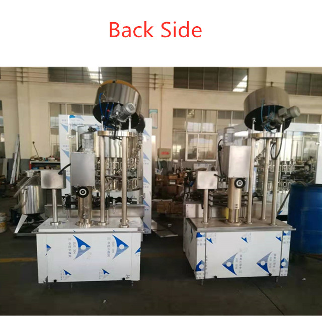 automatic ropp screw cap glass bottle closing sealing capping machine