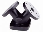 Water Drainage System Flanged Steel Pipe Fittings Y Pipe Fitting Powder Coating