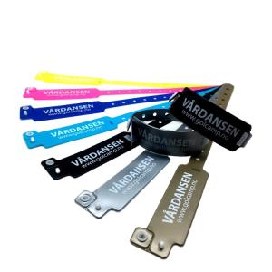 Quality Logo Printing PVC Hospital Medical Wristband , RFID NFC Tag Bracelet Disposable wholesale