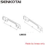 Modern Cabinet handle brushed bronze for wardrobe furniture handle