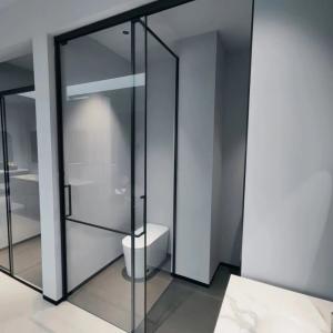 Quality T Shaped Corner Bathroom Shower Room, Sliding Shower Doors ,304 Stainless Steel wholesale