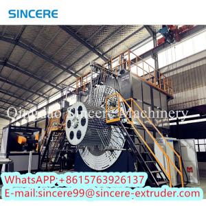 Quality PLC Thermoplastic Spiral PP PPR PE PVC HDPE Pipe Production Line Machine Extruder wholesale